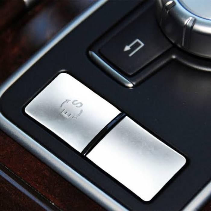 Asli.. Cover Button Es Center Console Silver E W212 Mercedes Benz Amg Mercy Headunit Switch Radio