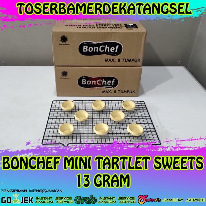 

BONCHEF Mini Tartlet Sweet 13 Gram Cocok Untuk Pie Buah (1 Dus) New
