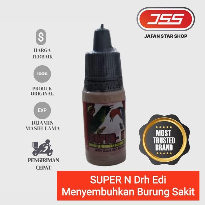 Masih Ada. Super N Original Ybas Drh Edi Multi Vitamin Untuk Semua Burung Muray Love Bid Kacer