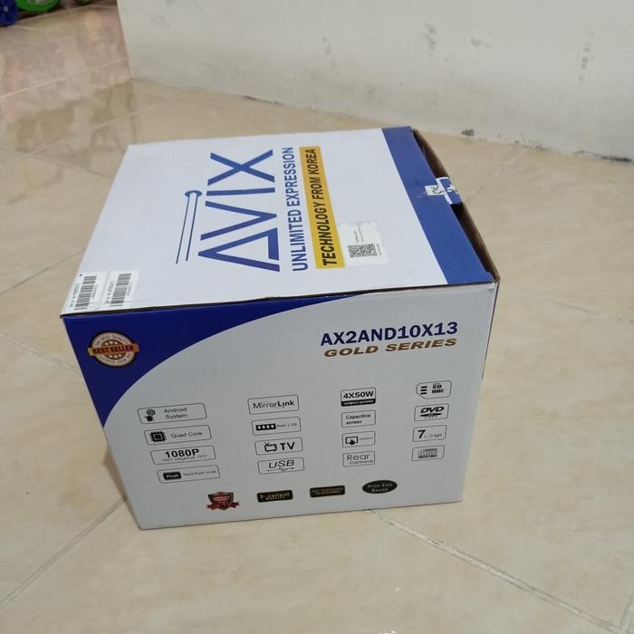 Head Unit Avix Android 10 Inchi Doubledin Avix Universal 10 Inchi Kode 020