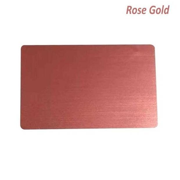 

Stainless Steel Metal Card 8.5Cm X 5.5Cm Free Laser Original