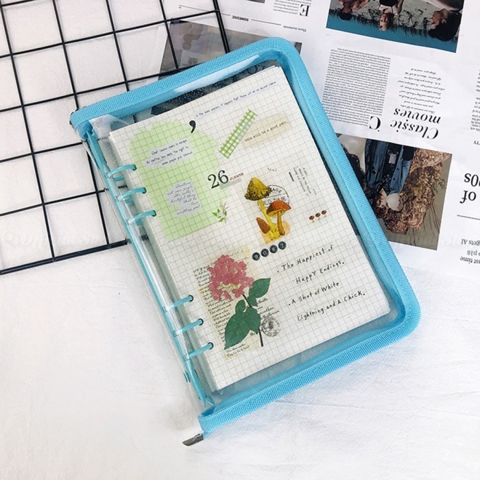 

A5 Binder Zipper 6 Ring Album Photocard Instax KPOP Foto Card Holder