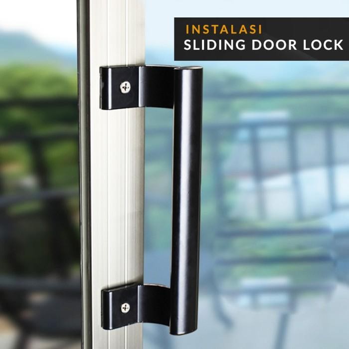 Pull Handle Pintu Aluminium Tarikan Swing Geser Sliding Door 20 Cm