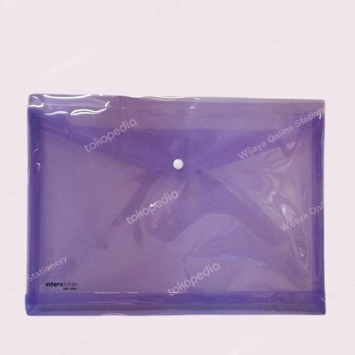 

Map Plastik Kancing INTER X FOLDER F4 (Lusin)