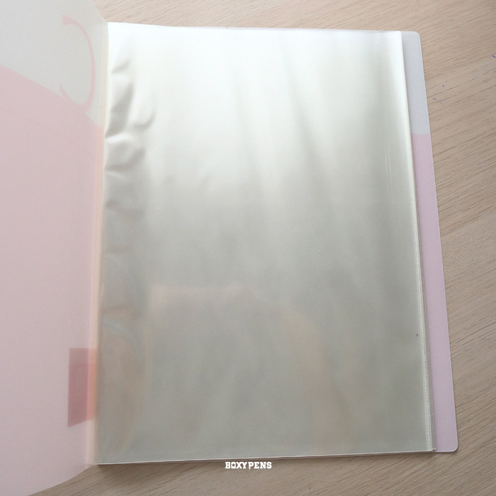 

Kokuyo Clear Folder Pink