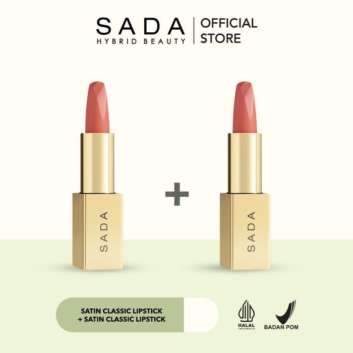 [bundle special] sada satin seduction lipstick (tuma + nawa) [mutu terbaik]