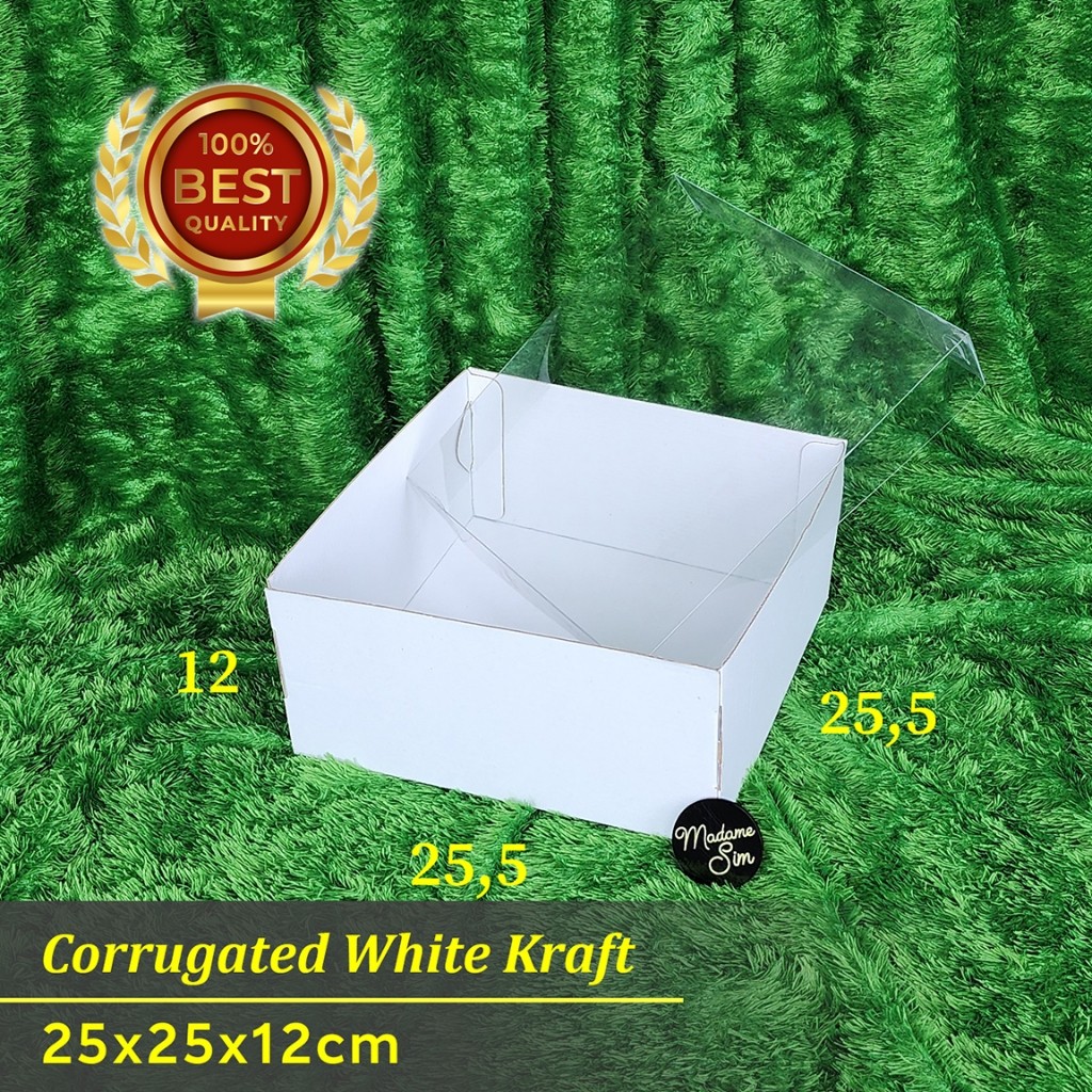 

Lsp BOX MIKA - DUS KUE - KOTAK - KAUS 25x25x12 - WK (ISI : 10 PCS)