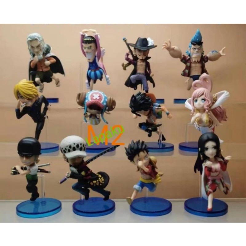 Figure Wcf One piece Set 12 Mainan