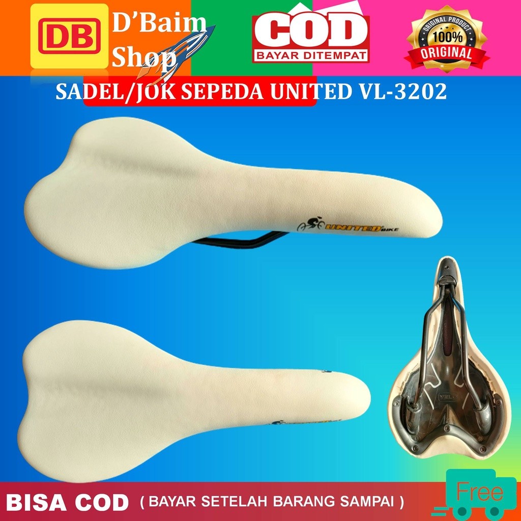 VIVE Jok Sepeda Road Bike United Sadel Sepeda Gunung FIXI MTB UNITED VL-3202