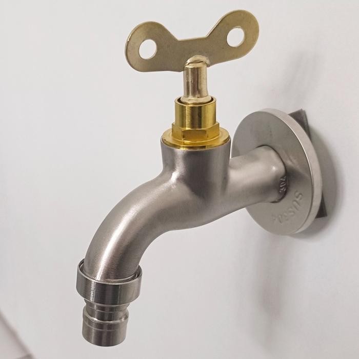 Kran Taman Kunci SOLIGEN - Keran Air Taman Kunci - Keran Pengaman - Kran Gembok drat 1/2"