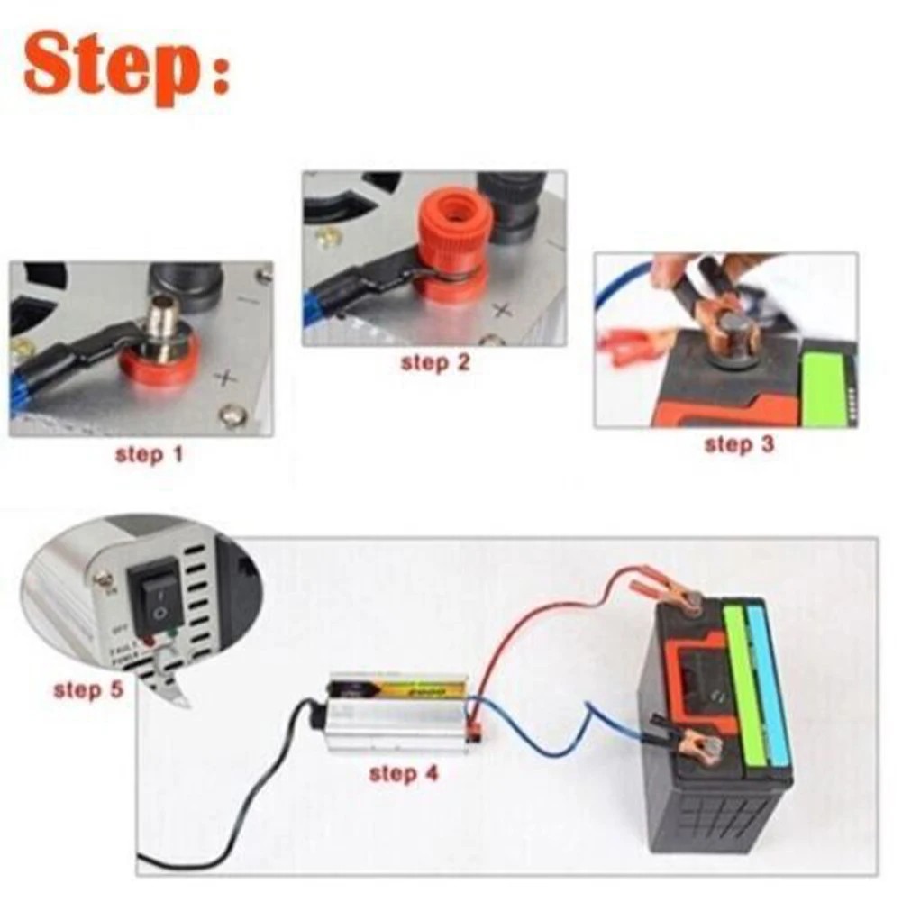 Power Car Inverter Power Inverter Voltage Converter Power Accessories Solar Power Parts Vehicle Inve