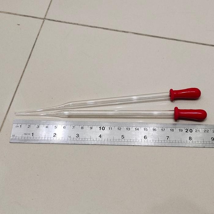 Pipet kaca panjang tebal 1 box