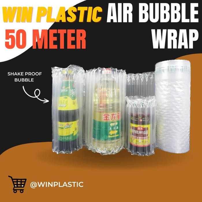 

Aman - Inflatable Air Bubble Cushion Wrap/Kantong Udara Bubble Air Tinggi 50M