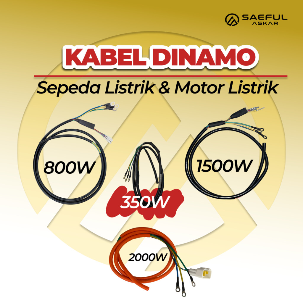 TREA Kabel Dinamo BLDC Motor Brushless Sepeda Listrik Roda 3 Listrik Motor Listrik