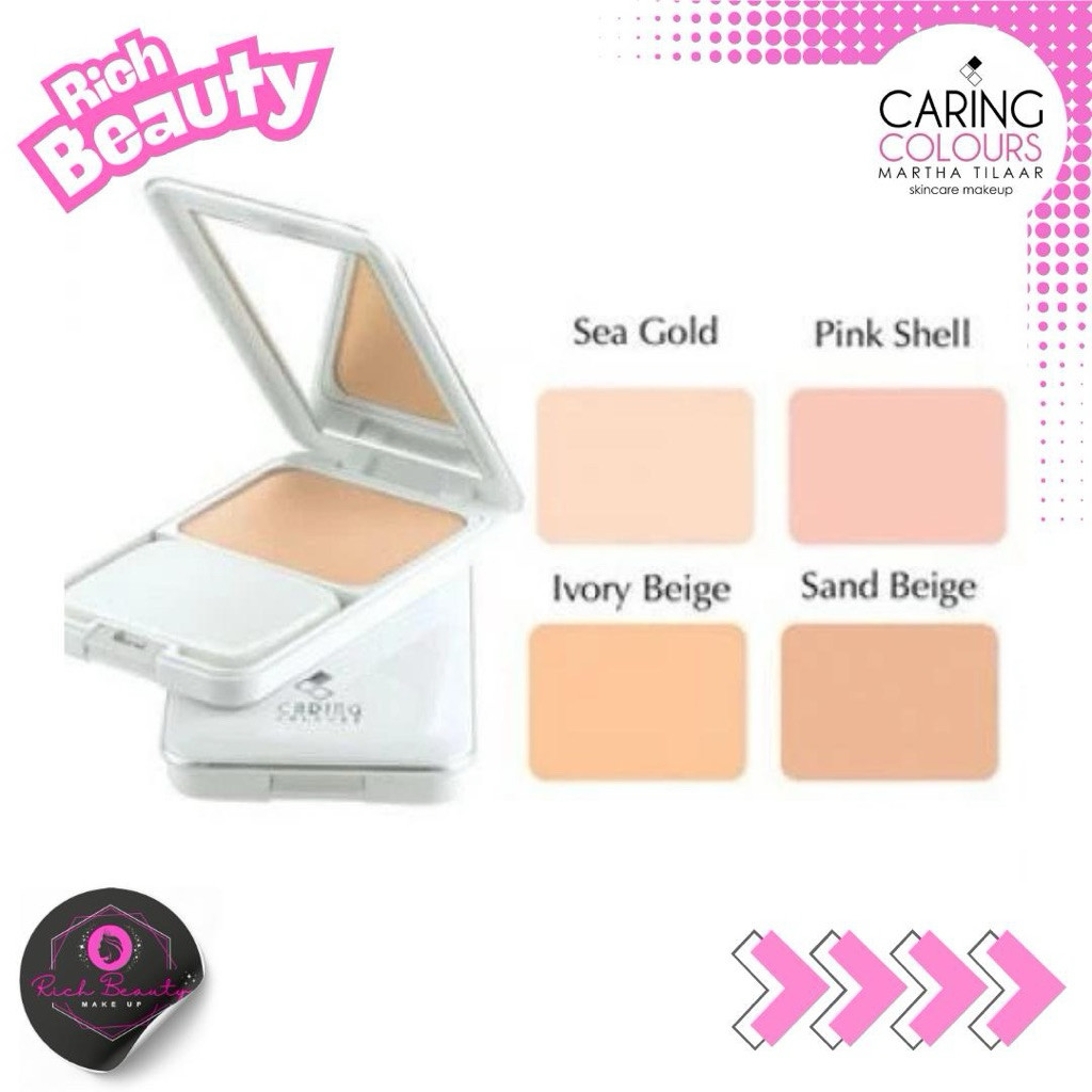 Sari CARING COLOURS (REFILL) EXTRA PROTECTION WITH SPF 15 DUO ACTION CAKE
