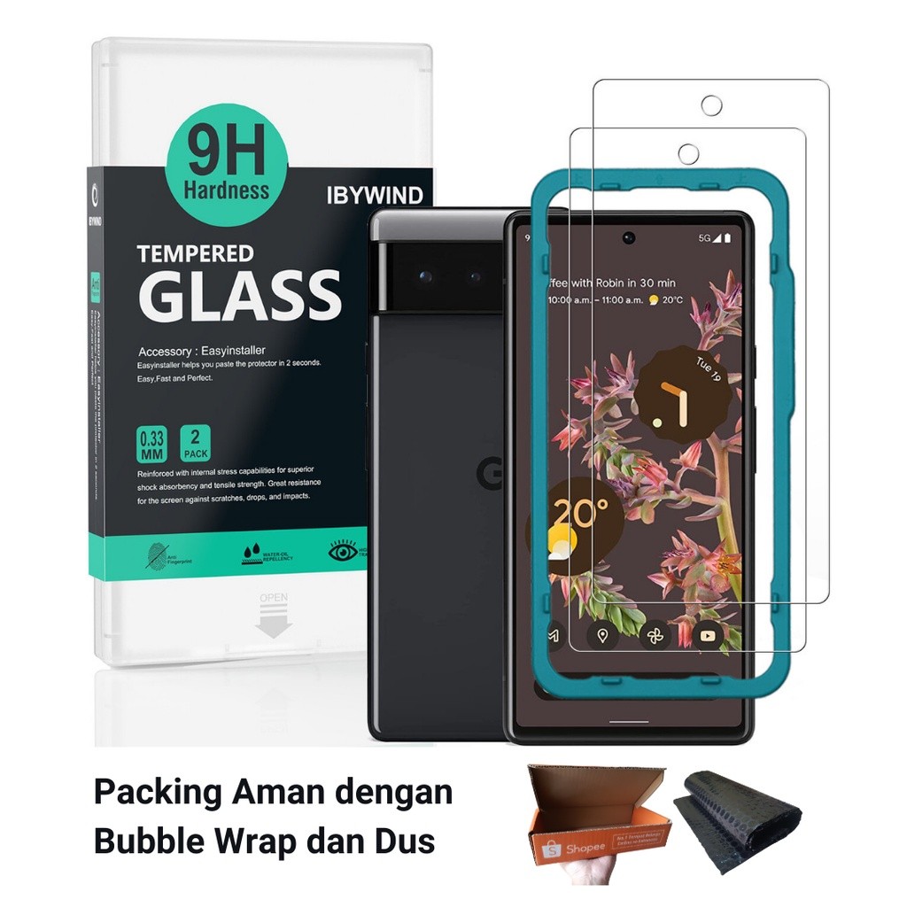 fara Tempered Glass Ibywind Google Pixel 6 Oleophobic Coating