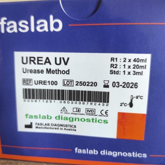 reagen urea uv ureum 2x50 ml Faslab