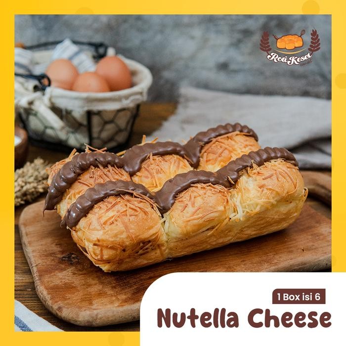 

Roti Keset Condet Nutella Cheese Regular Roti Manis/Sweet Enak