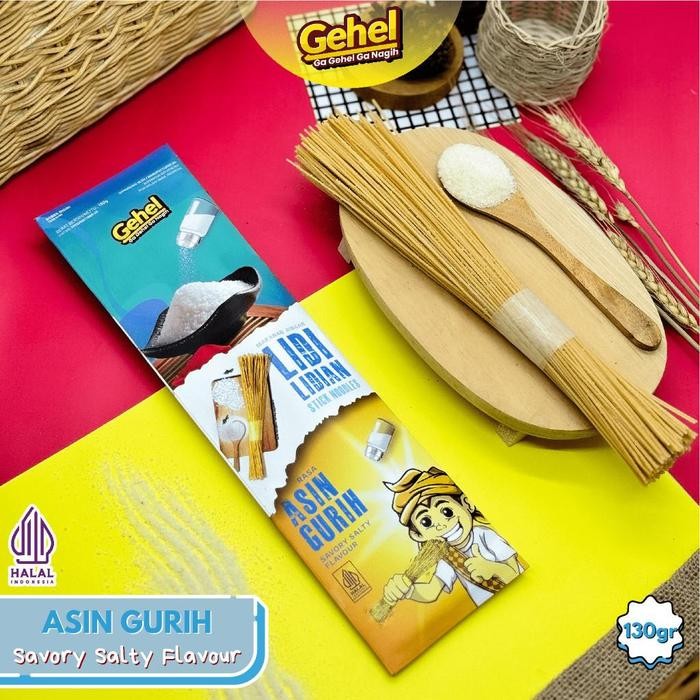 

LIDI GEHEL Cemilan Lidi Panjang 30cm Sapu Lidi 130G Mie Lidi Si Umang gemoy grosir Basreng Makaroni