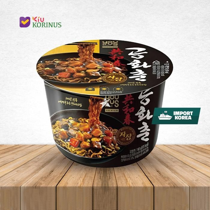 

Ready JT K- Youus Gonghwachun Jjajang Noodle Cup/ Mie Instan Rasa Saus Kedelai Hitam 160g