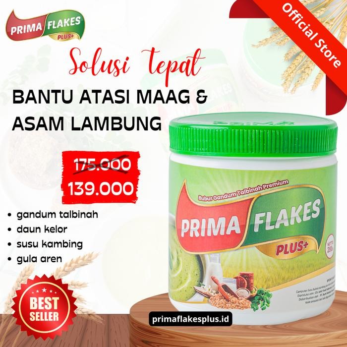

PRIMAFLAKES BUBUR GANDUM TALBINAH BANTU ATASI MAAG ASAM LAMBUNG GERD