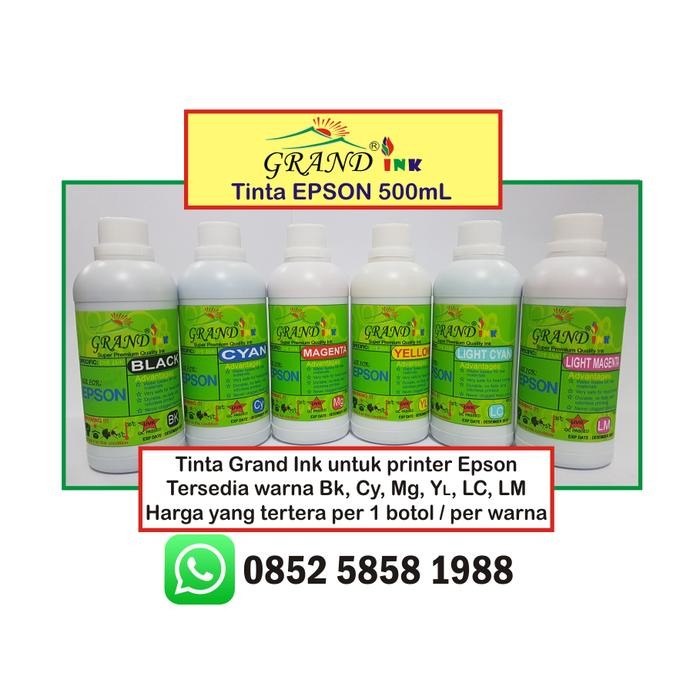 

TINTA EPSON DIFORMULASIKAN ANTI MAMPET (500G)
