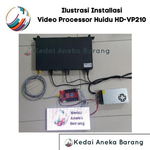 LED Video Processor Controller Videotron Huidu HD-VP210 Sending Card