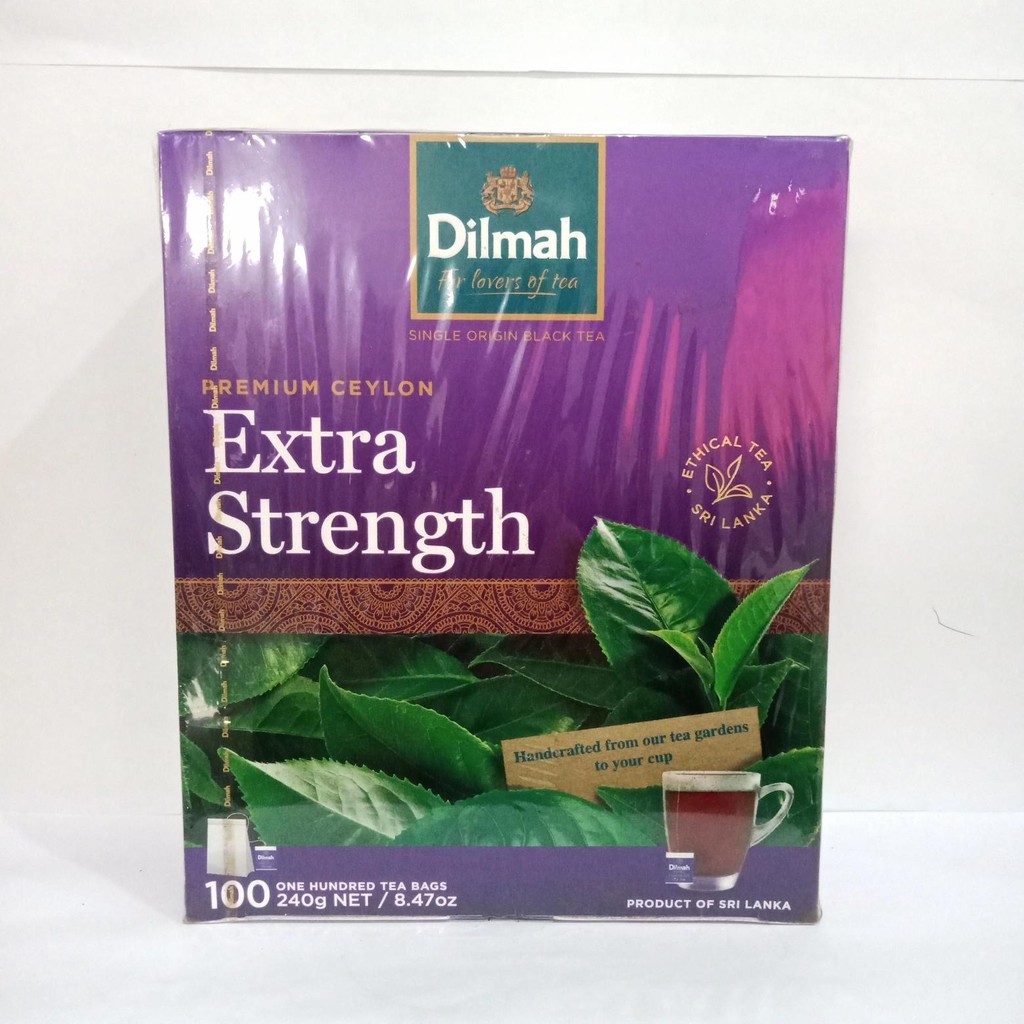 

Teh Dilmah Extra Strength 100 Bags 240gr