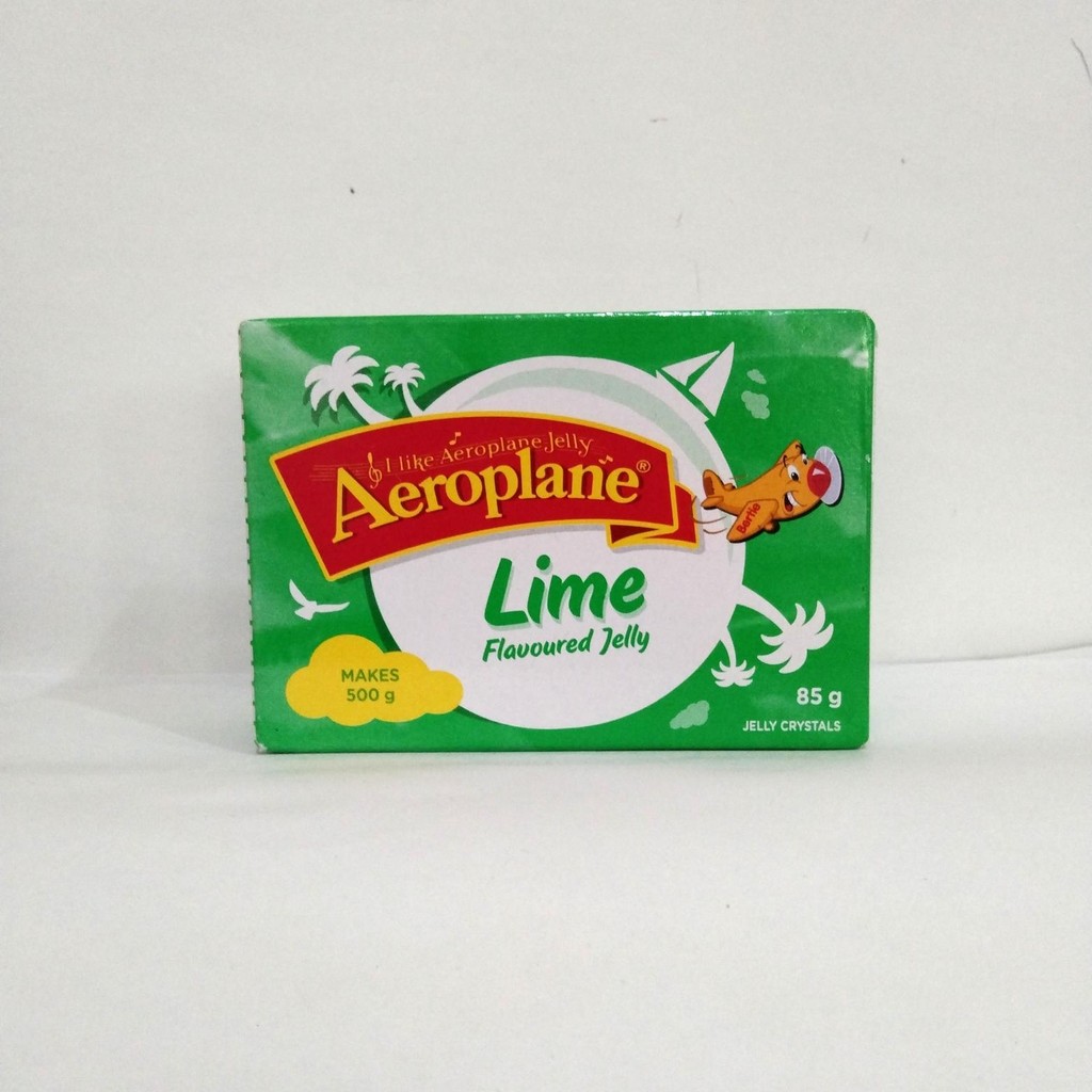 

Aeroplane Lime Flavoured Jelly 85gr / Australia