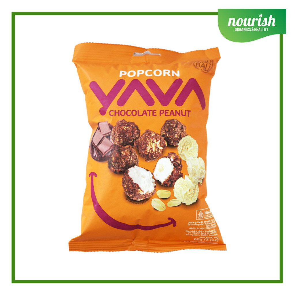 

aina YAVA Popcorn Chocolate Peanut/ Berondong Jagung Cokelat Kacang 60g