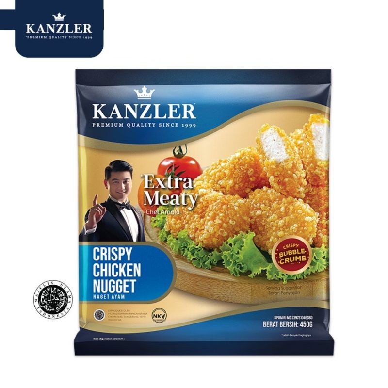 

debo Kanzler Crispy Chicken Nugget 450 Gr Cemilan Praktis