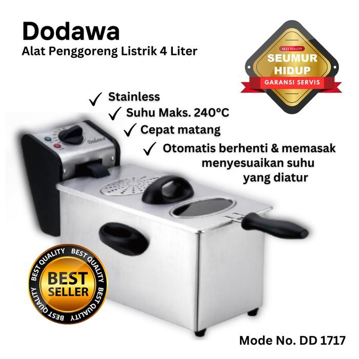 DODAWA Deep Fryer / alat penggoreng listrik / alat goreng listrik
