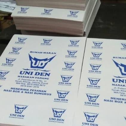 Kertas Bungkus Nasi Padang