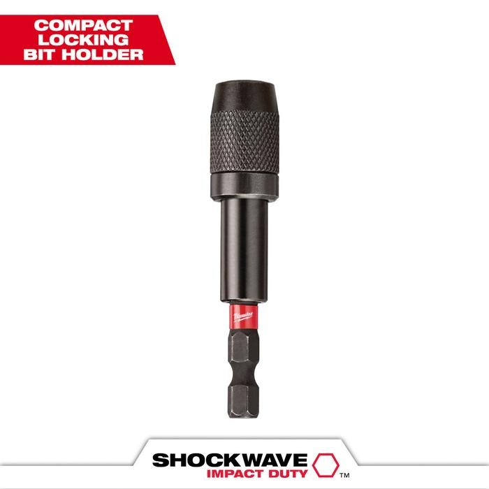 MILWAUKEE 1/4" HEX IMPACT LOCKING BIT HOLDER - Sambungan Mata Obeng