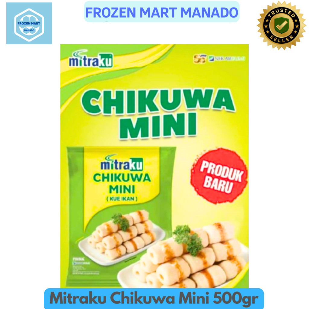 

Mitraku Chikuwa Mini 500gr - Frozen Food Tomohon