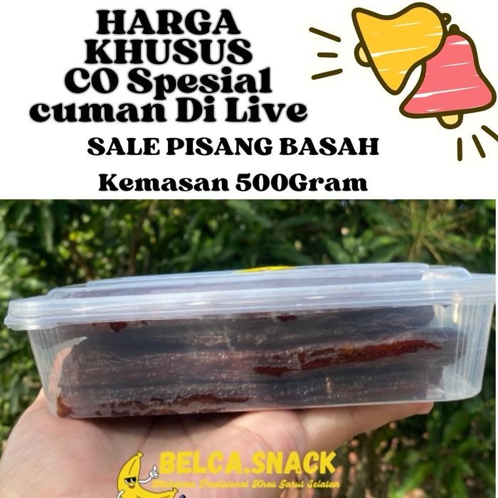 

Co Spesial di Live - 500Gram Sale Pisang Basah Khas Garut BelcaSnack manis legit alami tanpa