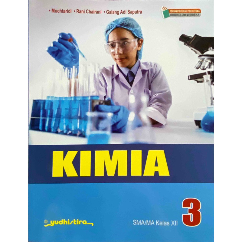 Buku Kimia Kelas 10 11 12 SMA Yudhistira Kurikulum Merdeka