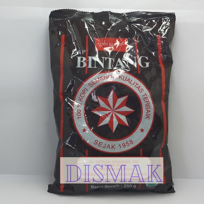 

PROMO Kopi Semendo Cap Bintang 250 Gram Muara Enim