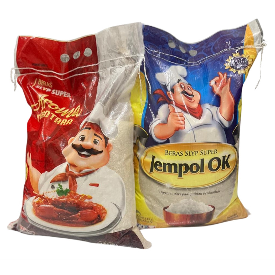 

BERAS PREMIUM MERK JEMPOL OK DAN AROMA NUSANTARA PULEN 10KG DAN 20KG
