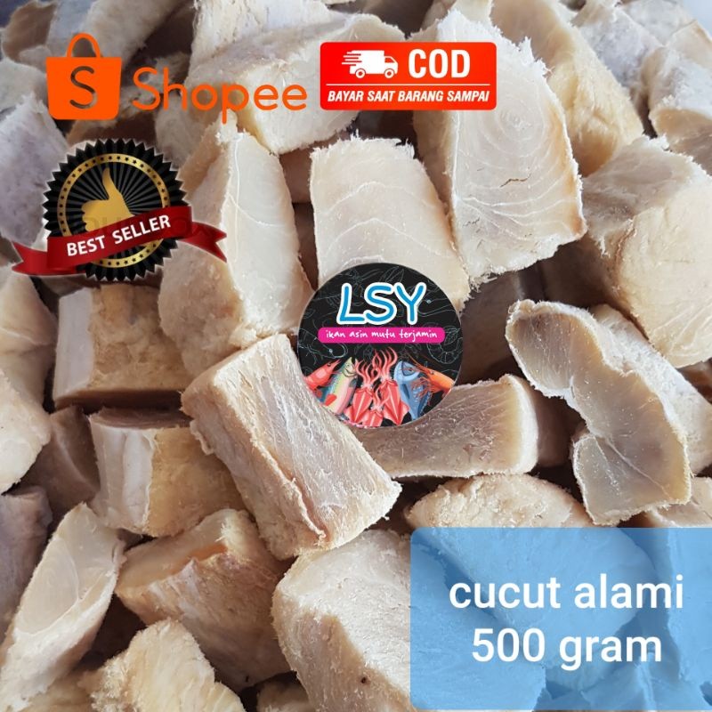 

Terlaris! Ikan Asin Cucut Super gr Tanpa Tulang