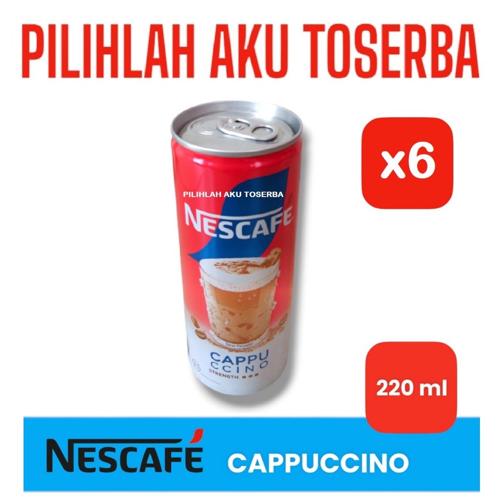 

PROMO Kopi Kaleng CAPPUCCINO Can 220 ml (1 PAKET ISI 6 )