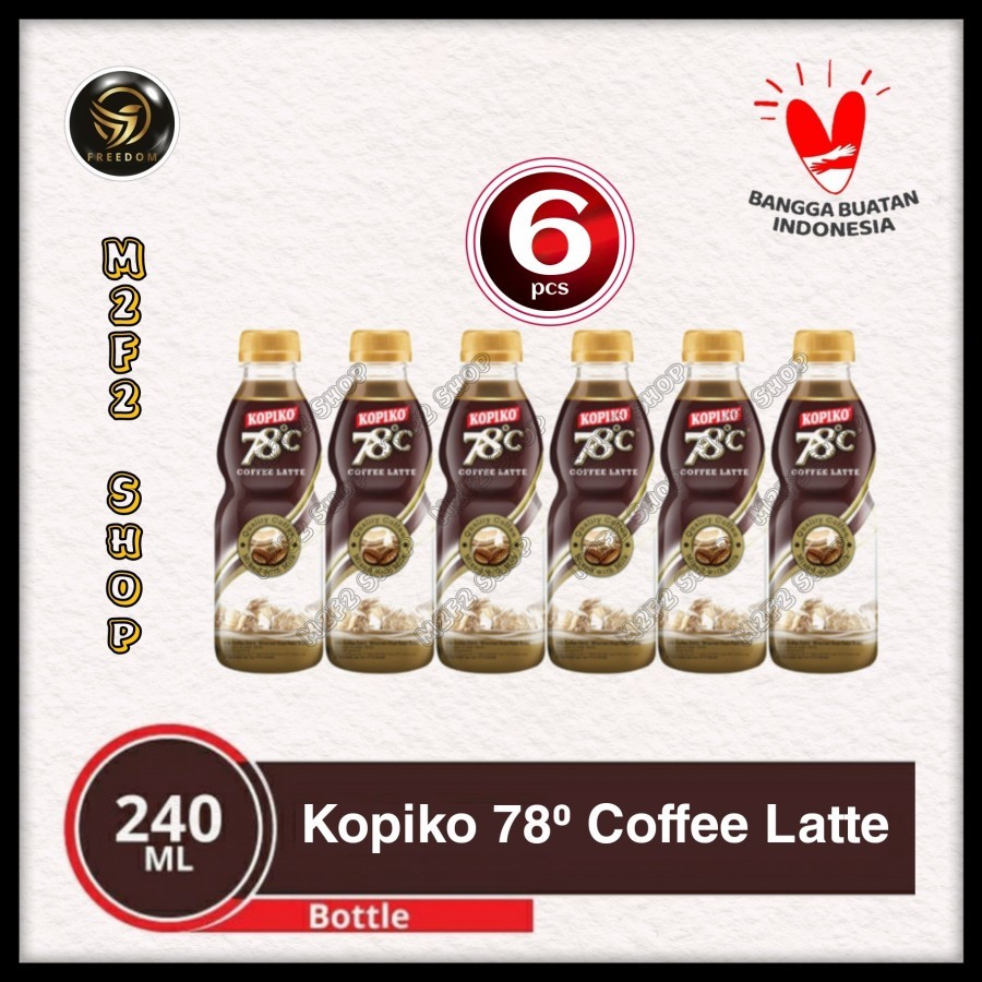 

PROMO Kopiko 78 C Coffe e Botol Pet - 240 ml (Kan 6 Pcs)