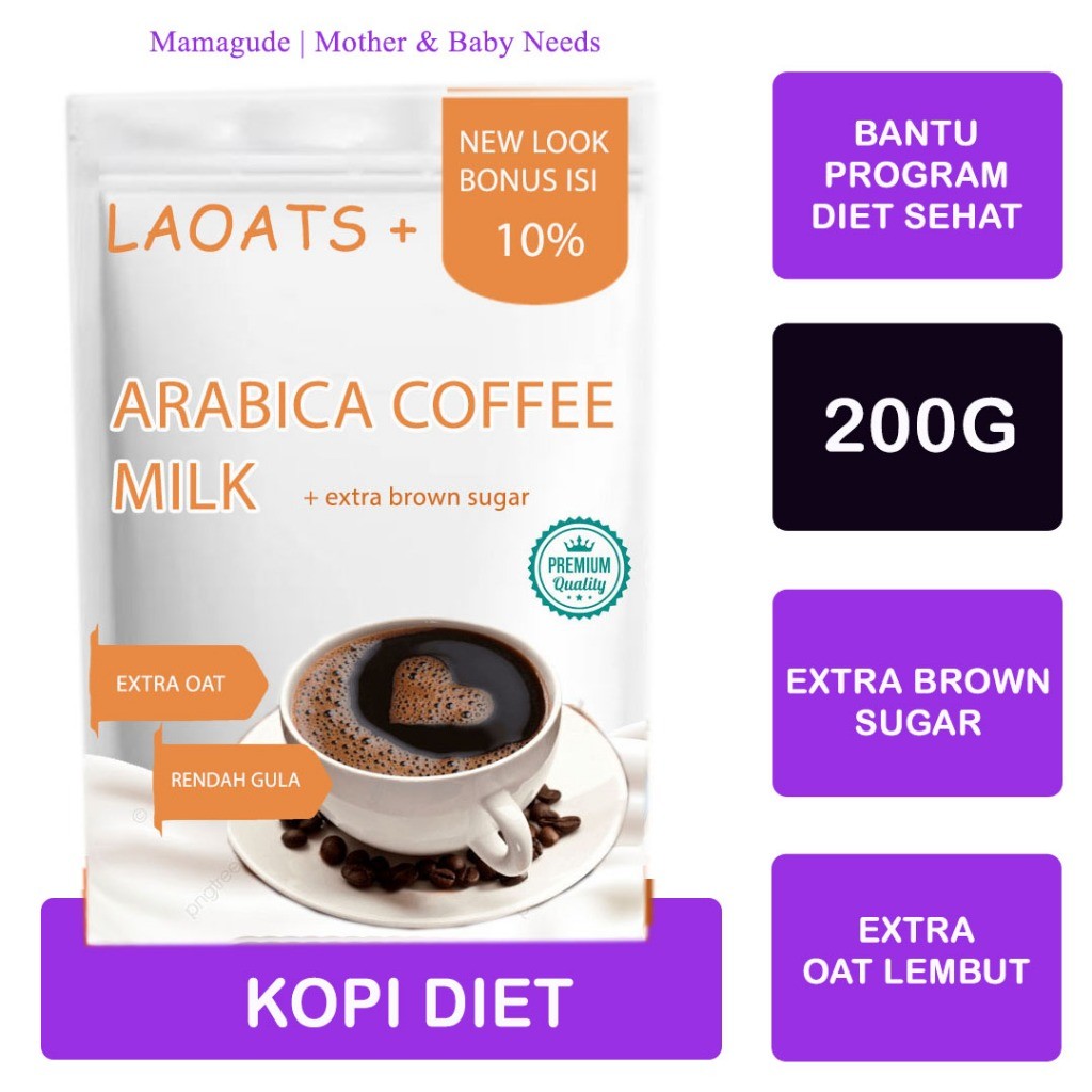 

PROMO Kopi Arabica Laoats 200G Rasa Vanilla Creamy