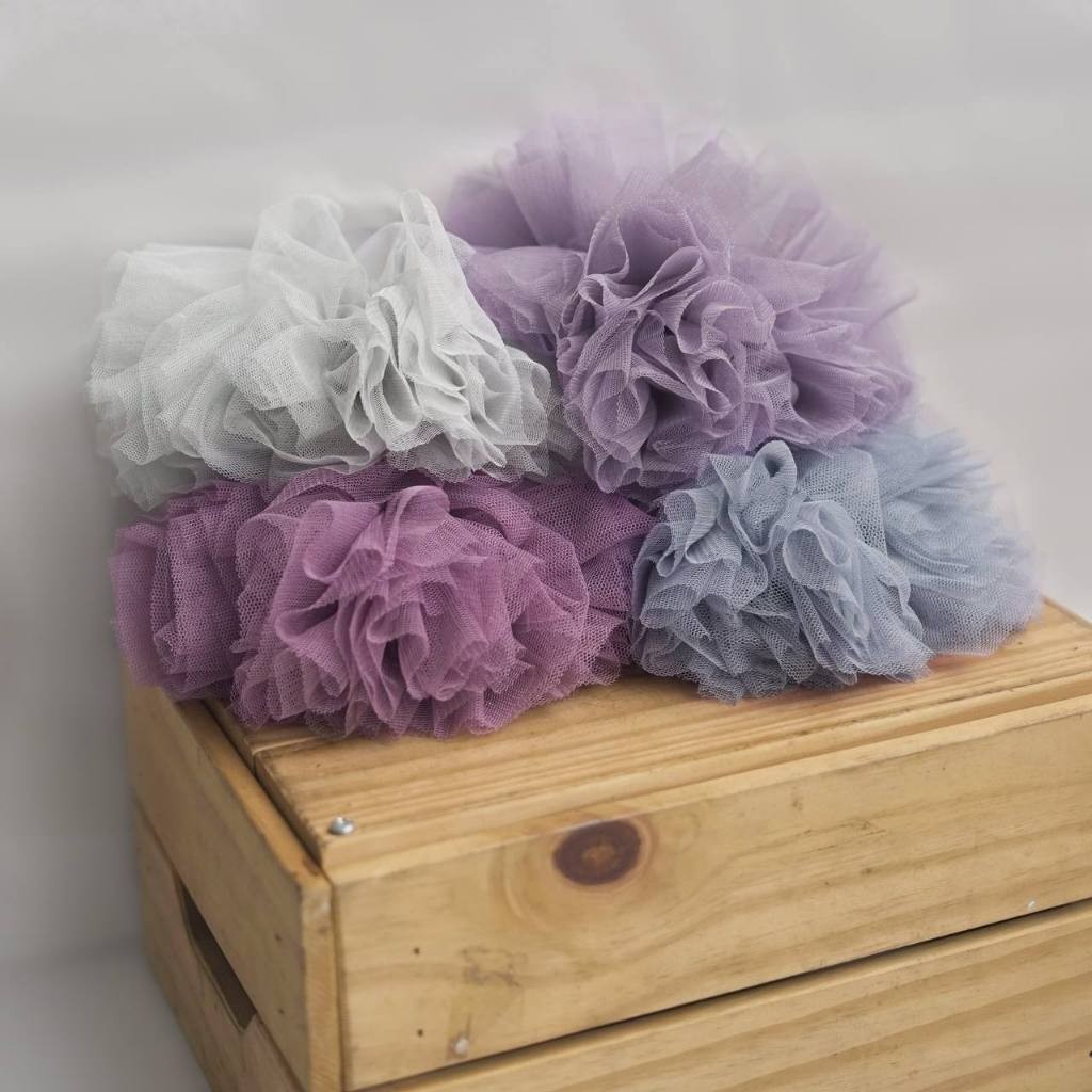 RTSR Scrunchie Tulle Hijab Anti Pusing Pastel