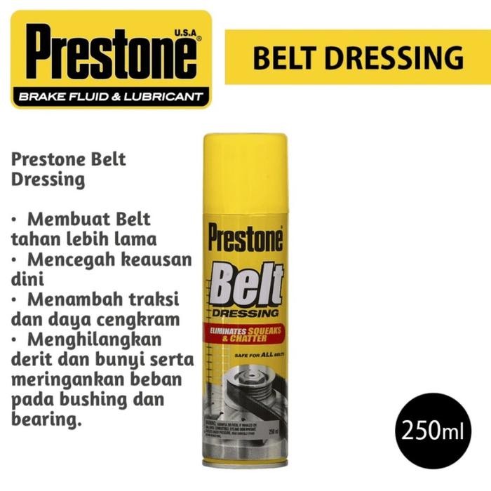 Prestone Belt Dressing 250Ml V Belt Fan Belt Van Belt Dressing Spray