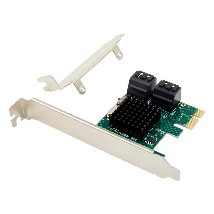 Terlaris Pci Express Sata Iii 4 Port With Low Profile Bracket / Pcie Sata Iii