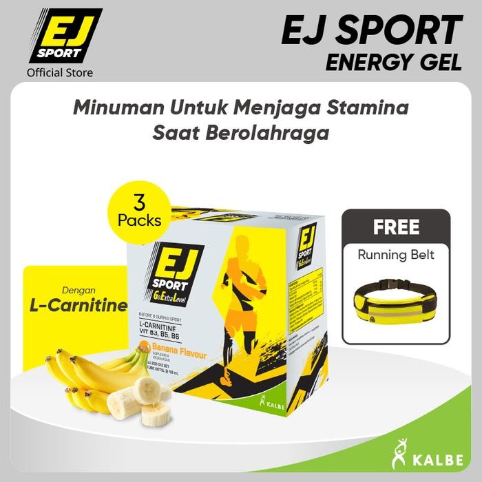 

Tjia Wu - Ej Sport Banana 3 Pack - Energy Gel +