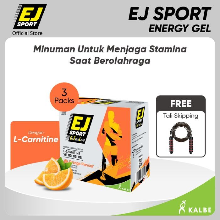

Tjia Wu - Ej Sport Orange 3 Pack - Energy Gel +
