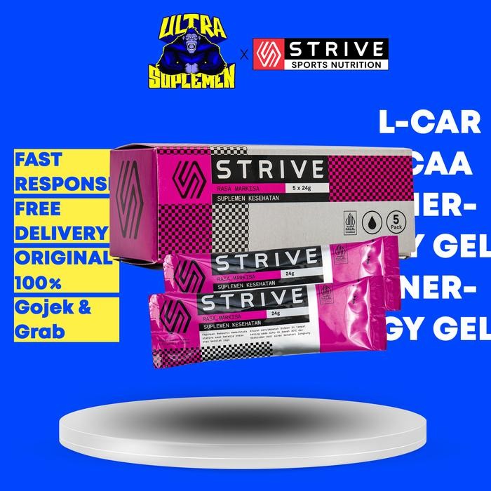 

Tjia Wu - Strive Energy Gel 1 Box Isi 5 Sachet Halal