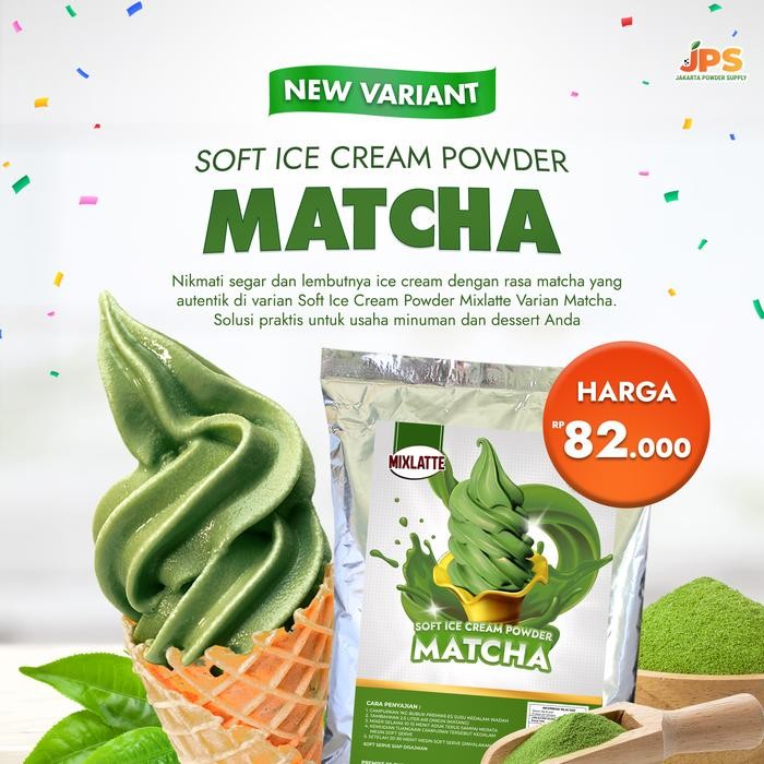 

Tjia Wu - Bubuk Ice Cream Cokelat, Vanilla, Strawberry Soft Ice Cream Powder 1Kg